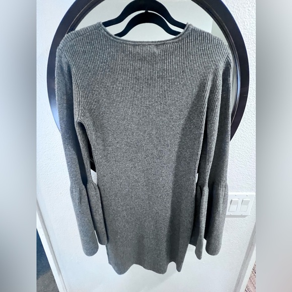 Theperfext 100% cashmere sweater dress women’s large EUC gray long sleve - Picture 5 of 6